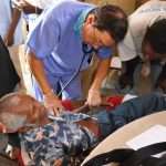 Jesus Medical's staff treat Haiti people